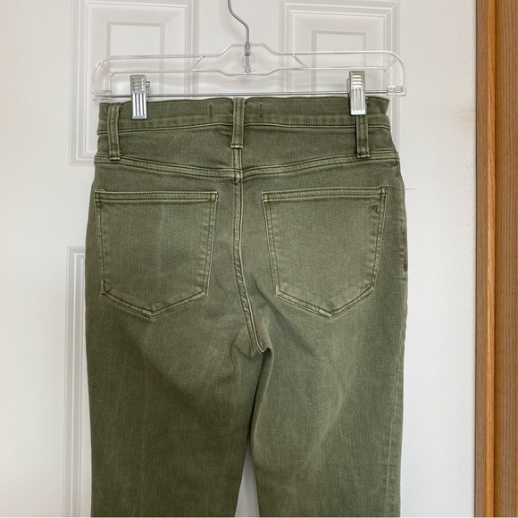 Madewell 9" Mid-Rise Skinny Crop Jeans: Garment-Dyed Button-Front Edition Sz 24 - Picture 5 of 9
